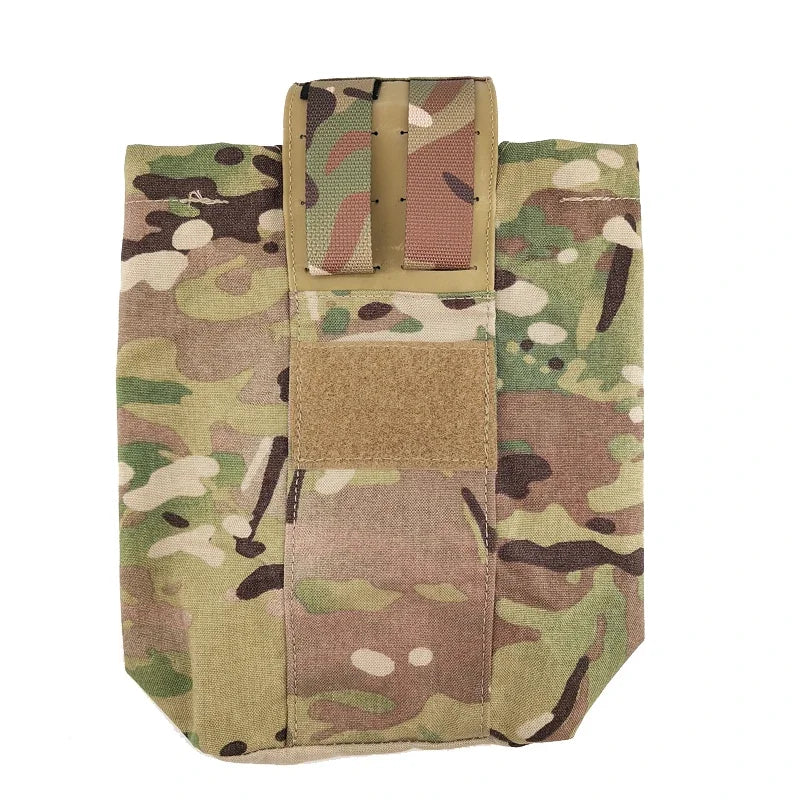 Multicam Dump Pouch Tactical Molle Magazine Bag Hunting Airsoft Paintball Camping EDC Folding Recycling Storage Tool Bag
