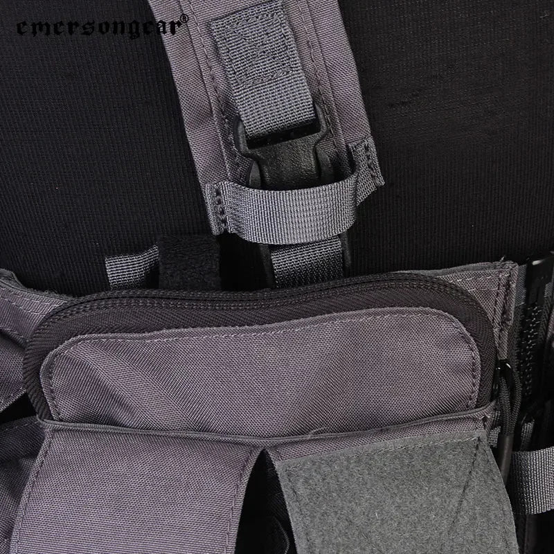 Tactical Chest Rig with5.56/7.62 Magazine Pouch Holder, Pistol Pouch, Wing Pouch, Molle Dangler Pouch UW Gen V Split Front Chest