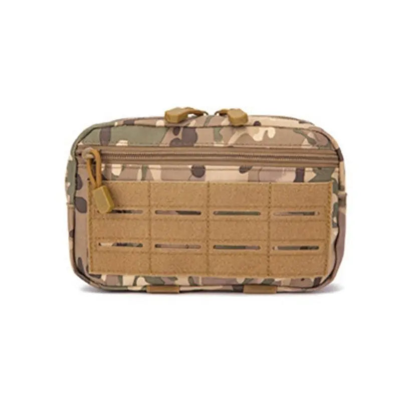 NALFI-Men's Outdoor Crossbody Waist Bags 1000D Nylon Molle Pouch Cycling Running Travel Belt Pouch As Shown