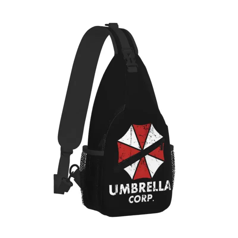 Umbrella Corporation Sling Chest Bag Daily Durable Waterproof Shoulder Crossbody Backpack for Men Women Travel Hiking Daypack