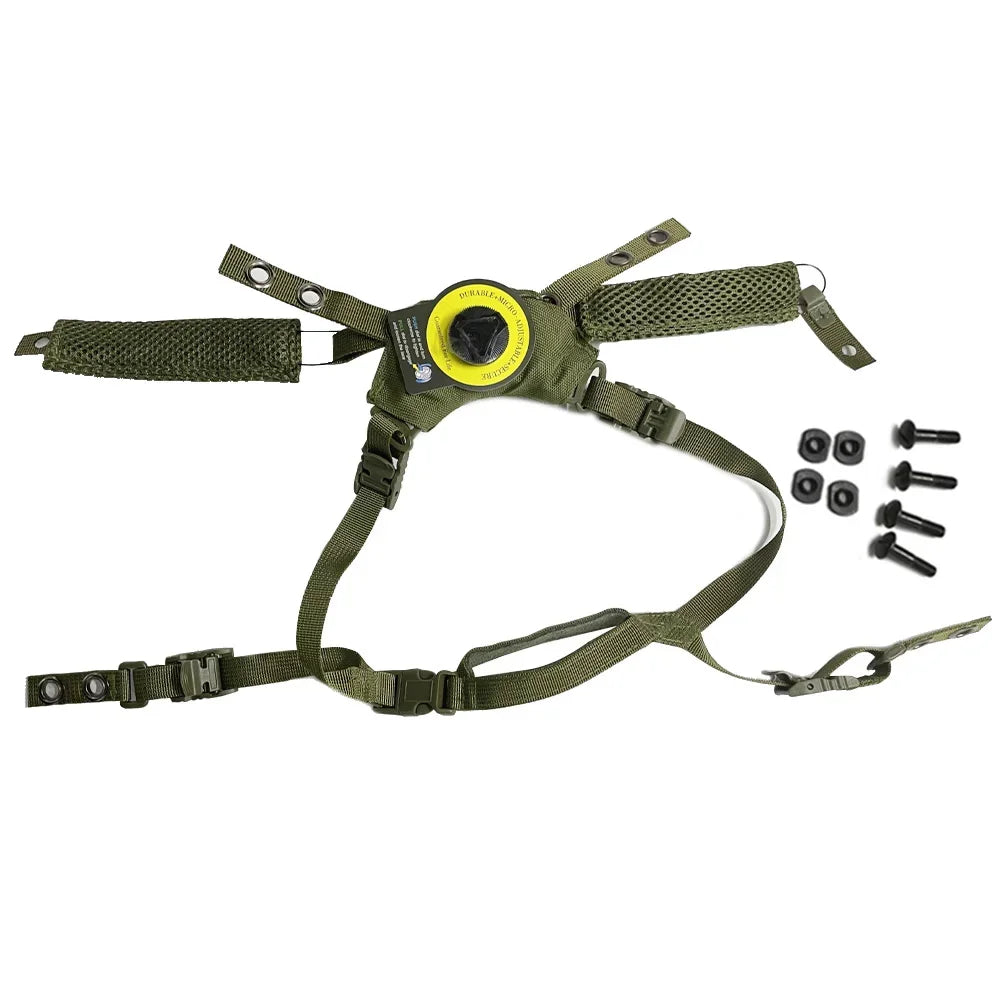 Wendy Helmet Suspension System Tactical Helmet Adjustable Lanyard FAST MICH Outdoor Hunting Helmet Accessory Spongy Pad