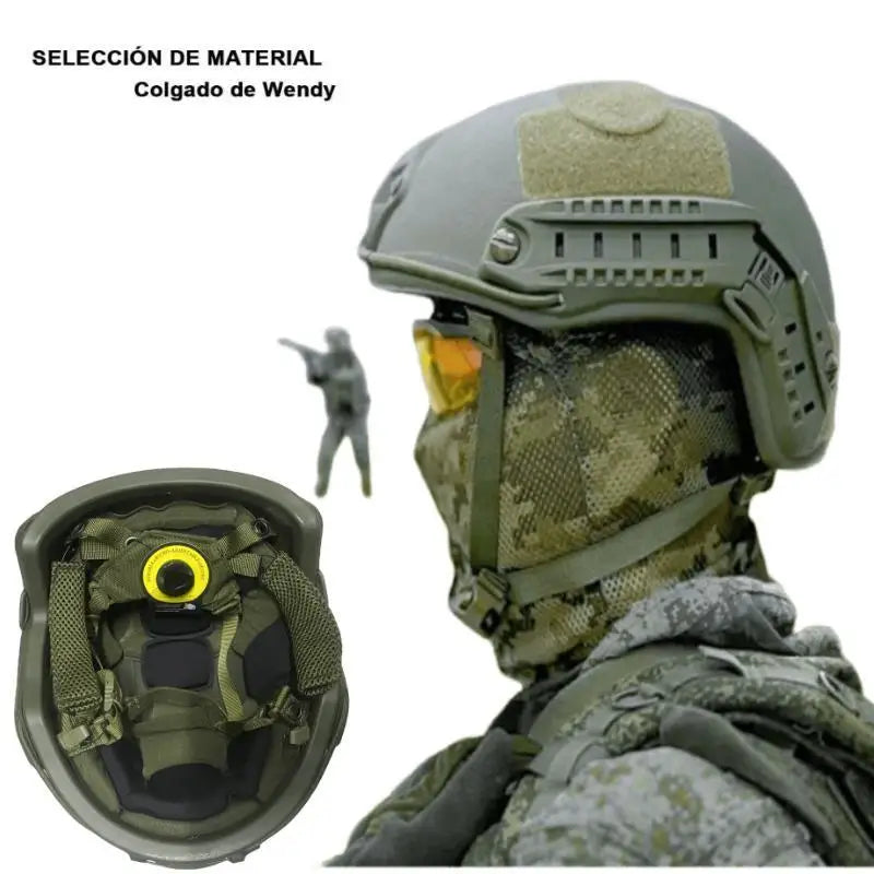 Tactical Helmet ACH High Cut High-Quality FAST Protective Helmet Wendis Suspension Pad Riot Helmet Outdoor Hunting
