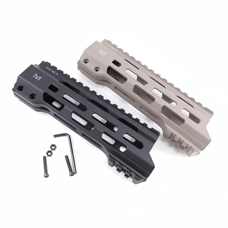 7.5Inch Nylon M-LOK Handguard for KWA TML-6 Airguns, Scope Mounts for AR15 M4 M16 Rifle Airsoft Tactical Shooting Accessories