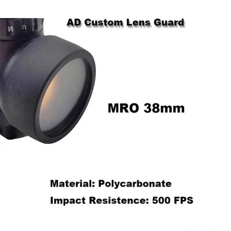 31BE Tactically LED Light Len Guard Redness Dots Sight Cover Len Guard Flashlight Len Protectors