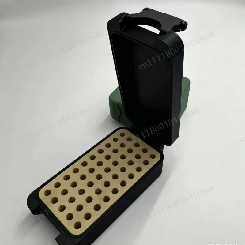 New Mini Ammo Storage Boxes .22WMR 9mm Bullet Storage Box, Enthusiast Desktop Gift Collection，just An Empty Box //26623