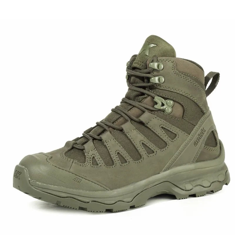 Hiking Shoes Tactical Boots for Men Leather Sneakers Outdoor Sport Trekking Climbing  Work Combat Desert Boots
