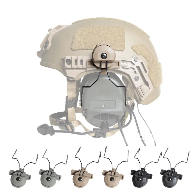 Wendy TW Styling Helmet, EX 3.0 Series Guide Rail Dedicated Headset, Buckle Bracket, Suitable for COMTAC II III Headset