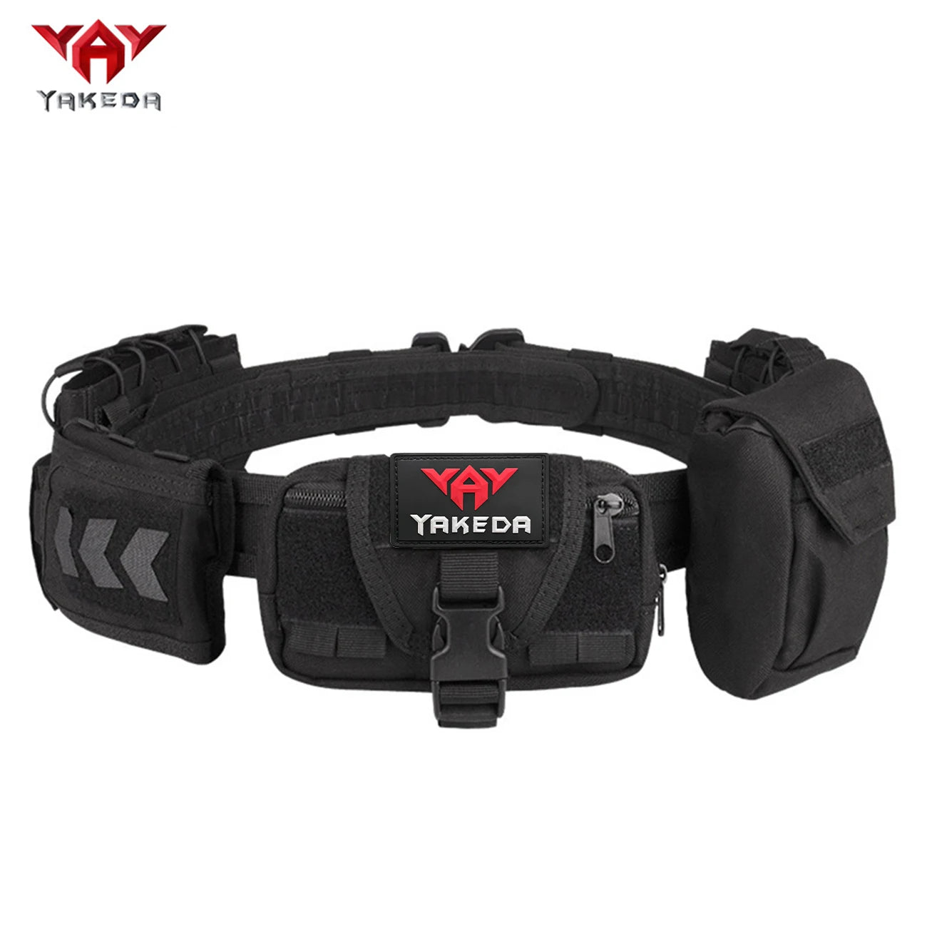 YAKEDA modular waistband with multiple attached straps, quick release buckle, detachable, and reconstituted fabric, durable