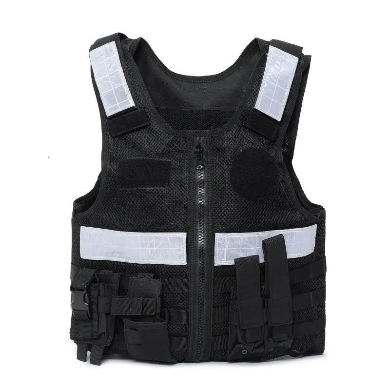Duty tactical vest, summer breathable mesh for training clothes, street patrol clothes