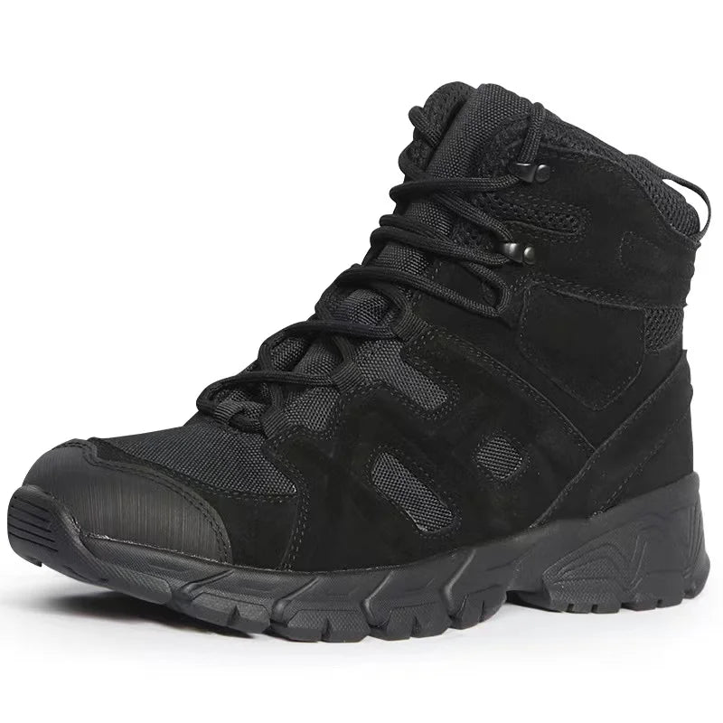 2024 Sand Couples Outdoor Mountain Desert Climbing Boots Non slip Combat Hiking Man Boots Hunting Work Boots For Men Shoe