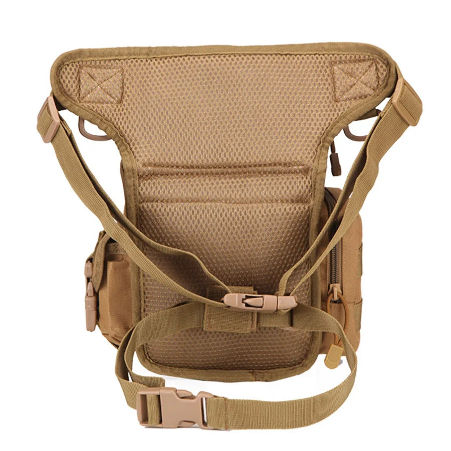 Waterproof Oxford Cloth Camouflage Style Single Shoulder Crossbody Journalist Photography Sports New Leg Bag