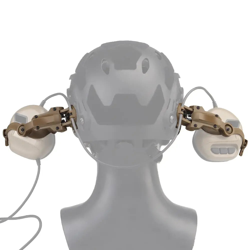 Tactical Headphone Bracket Fast Helmet Rail Mount Adapter OPS CORE ARC/Wendy Multi-Angle Rotation Tactical Pickup Headset Holder