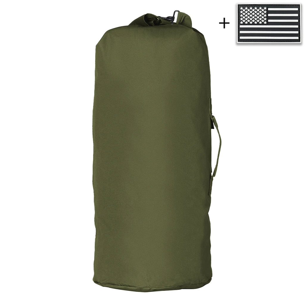 Large capacity buckle closure design luggage bag, paired with reinforced webbing handle for stronger load-bearing capacity