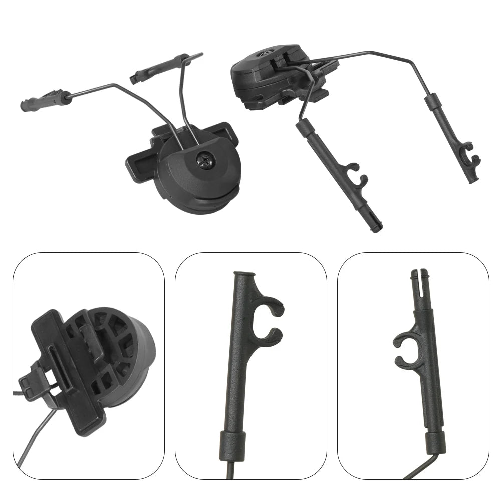 BOOIU Shooting Head-Mounted Headphone Stand Air Gun Paintball Gun Headphone Stand Suitable For Wendy Helmet Accessories