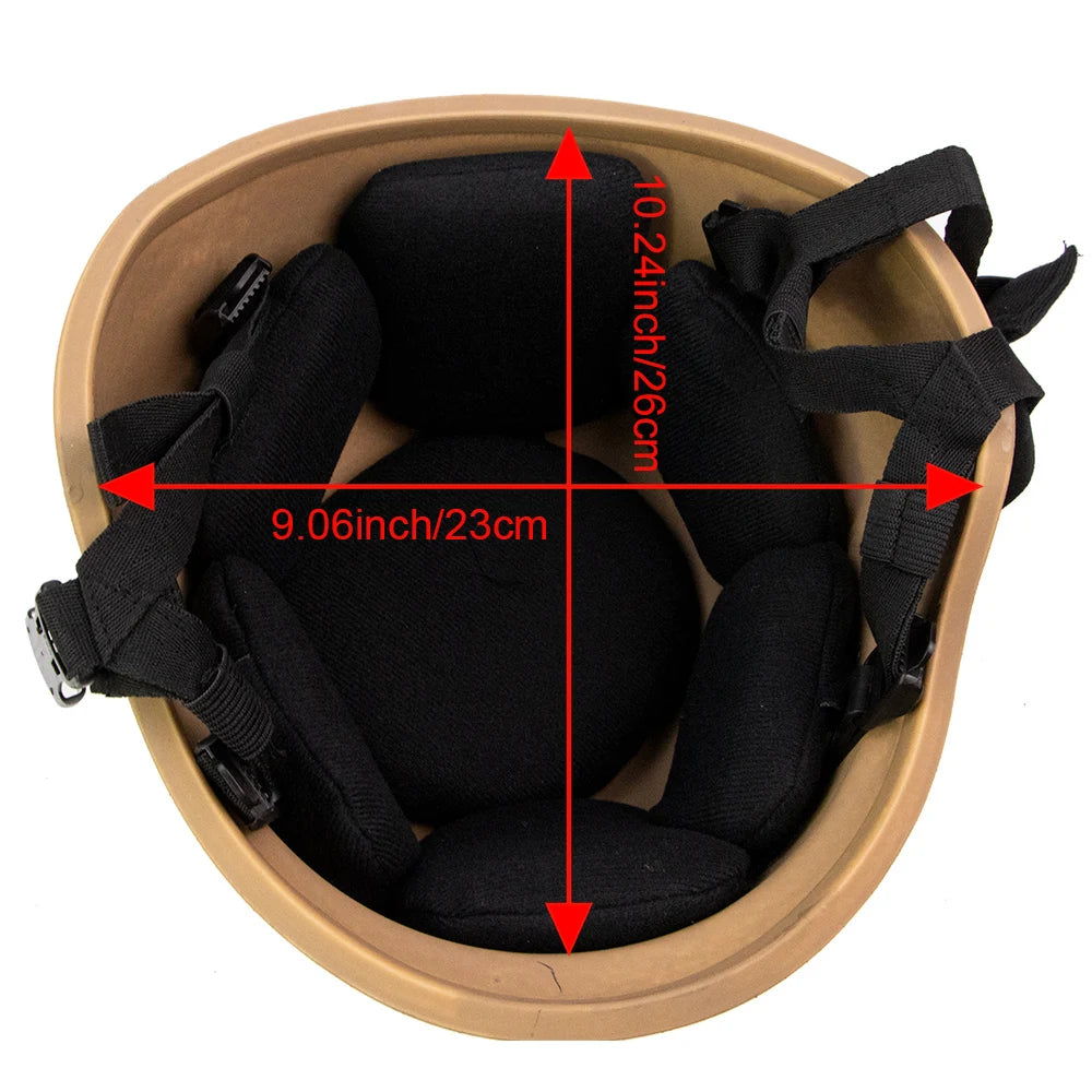 BOOIU M88 Military Tactical Helmet FRP Anti riot Outdoor CS Game Army Training Air Gun Sports Protective Equipment Accessories