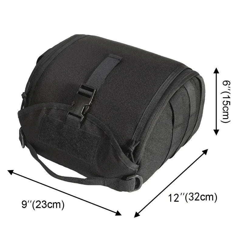 Tactical Helmet Bag MOLLE Mount Fast Helmet Storage Pouch Multi-Purpose Outdoor Hunting Airsoft Combat Training Gear