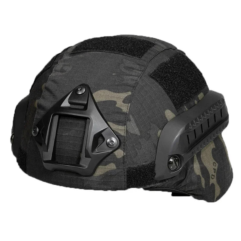 MICH2000 Helmet Cover Outdoor Airsoft Sports Helmet Accessory Tactical Camouflage Helmet Protective Cover Cloth for MICH Helmets