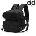 9L mini multi compartment backpack with MOLLE webbing and breathable mesh back panel for daily outdoor use