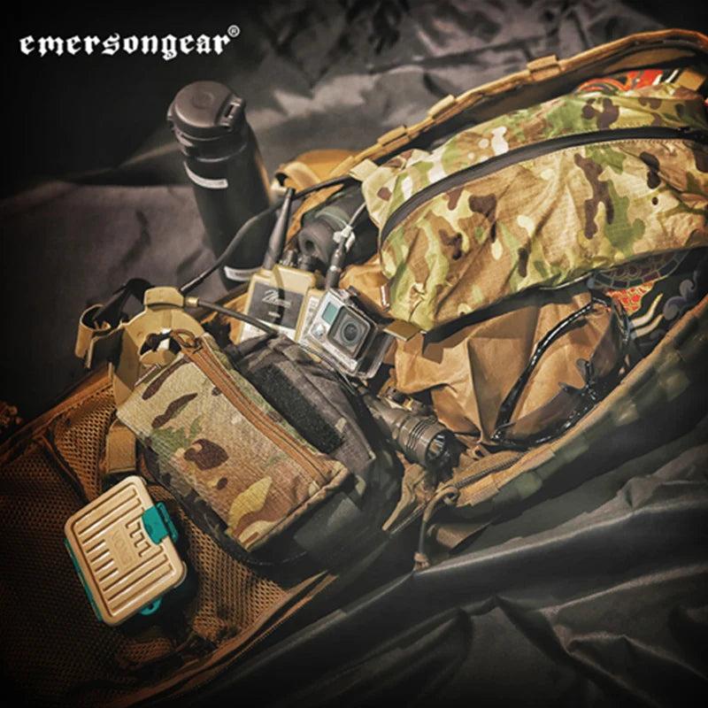 Emerson Tactical EDC Storage Bags Tool Zippered Pouch Airsoft DWR Outdoor Hunting Hiking Pouch Carrier Holder