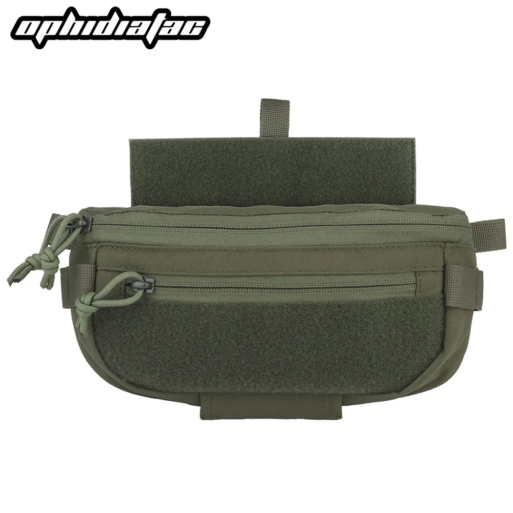 OPHIDIANTAC quick disassembly and assembly expansion bag vest pendant pull down bag EDC abdominal waist bag hunting tourniquet m