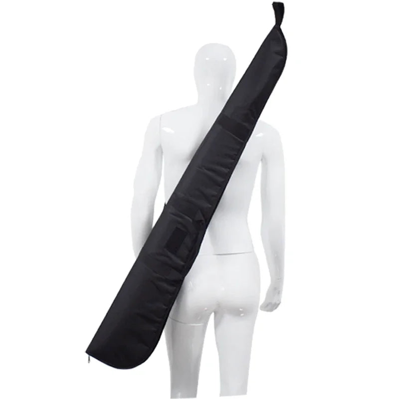128CM pointed mouth backpack, multifunctional single shoulder shockproof fishing bag, outdoor sports sponge diagonal cross bag