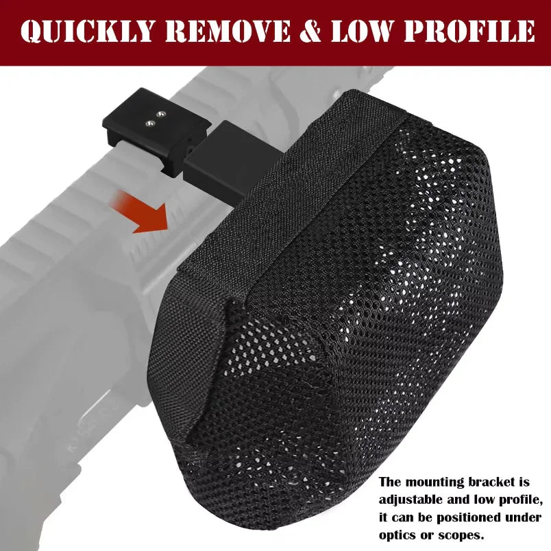 Tactical Quick Release Shell Catcher Cartridge Mesh Detachable Heat Resistant Catcher MeshShell Recycling Bullet Holders
