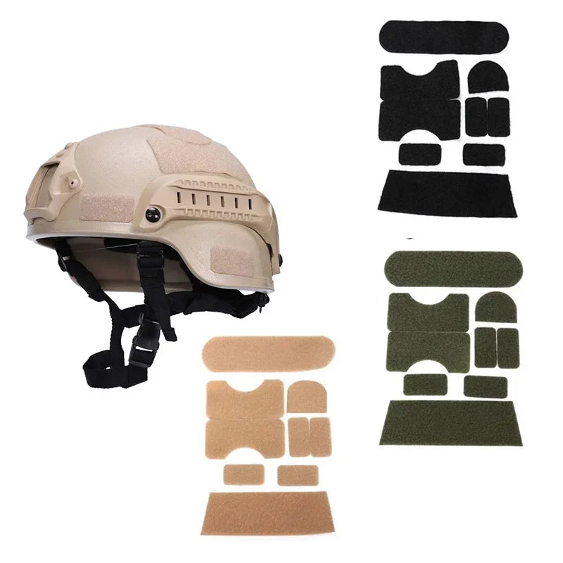 Helmet Magic Tape Professional Helmet Patch Viscosity Stickers Fastener Sticky Accessories Tactical  Helmet Magic Sticker