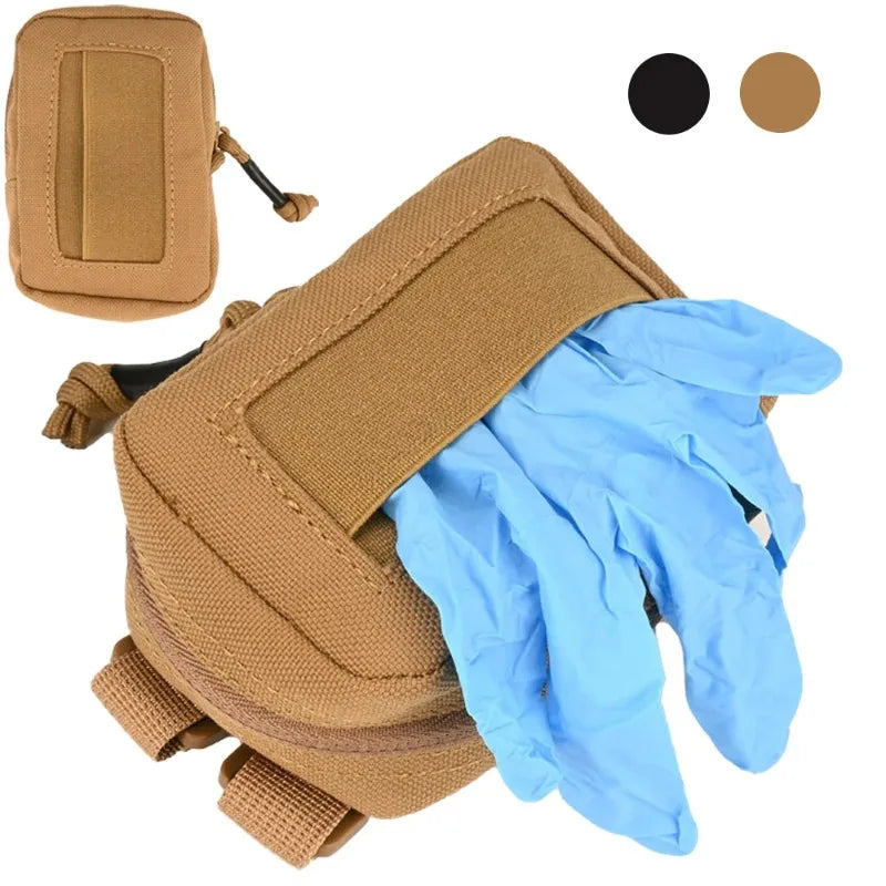 Glove Pouch for Duty Belt EMT Bag EDC Tool Pouch Disposable Glove EMT Bag EDC Tool Pouch Tactical Flashlight Bag Hunting