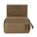 KRYDEX Tactical Drop Pouch Sub Abdominal Carry Kit Tool Bag Fanny Pack with Hook and Loop Panel for Vest Chest Rig