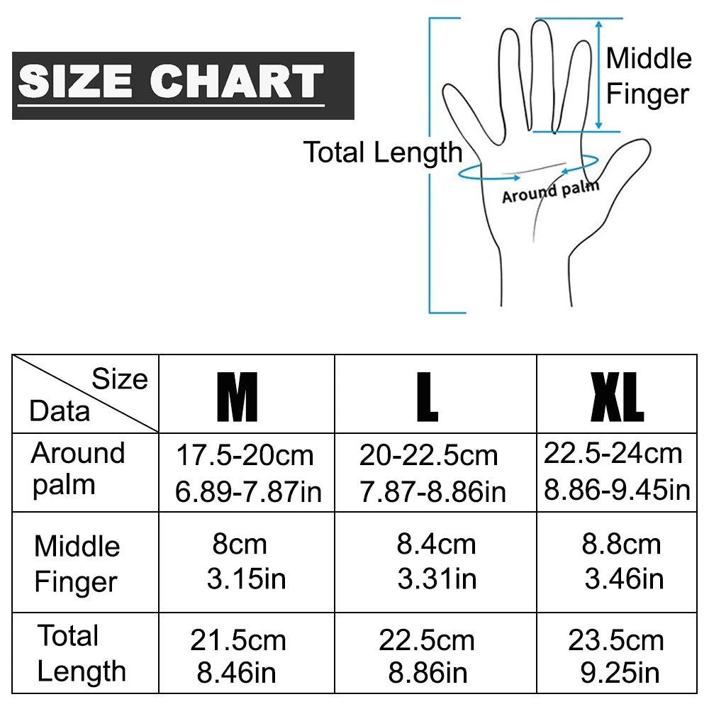 Unisex Full Finger Outdoor Climbing Gloves Bicycle Motorcycle Touchscreen Gloves Men Outdoor Sports Cycling Hunting Gloves