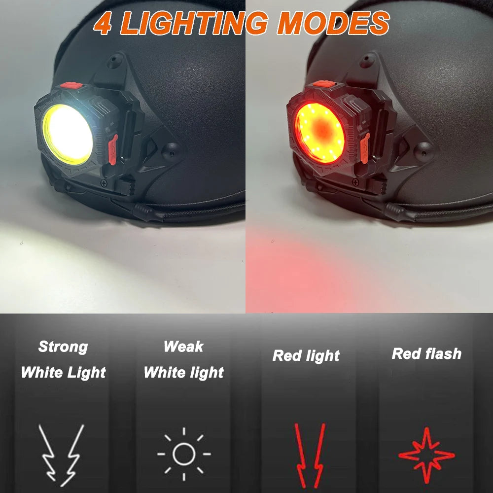 Tactical Helmet LED Light Multi-purpose NVG Mount Installation Outdoor Work Lighting Headlamp Hunting Cycling Fishing Light