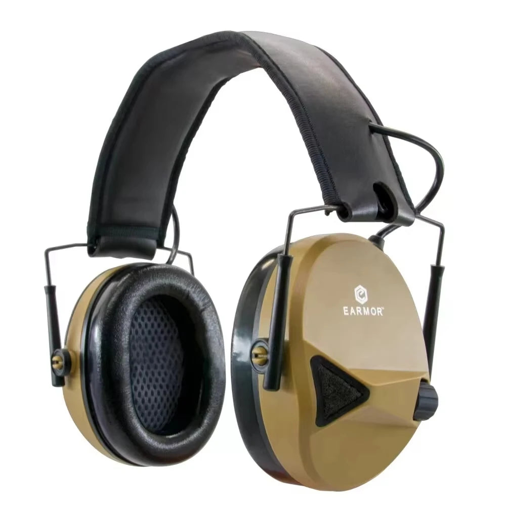 EARMOR M30 Electronic Ear Protection for Shooting Range with Sound Amplification Noise Reduction,Earmuffs for Hunting Gun Range