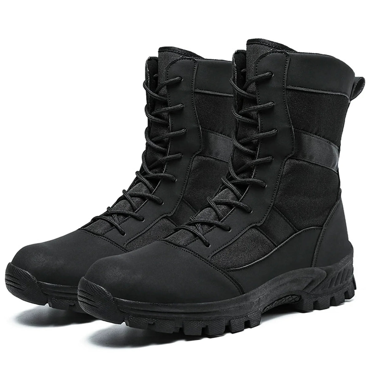 High Top Desert Tactical Boots Men's Camouflage Hunting Boots Outdoor Non-Slip Wear-Resistant Mountaineering Hiking Shoes