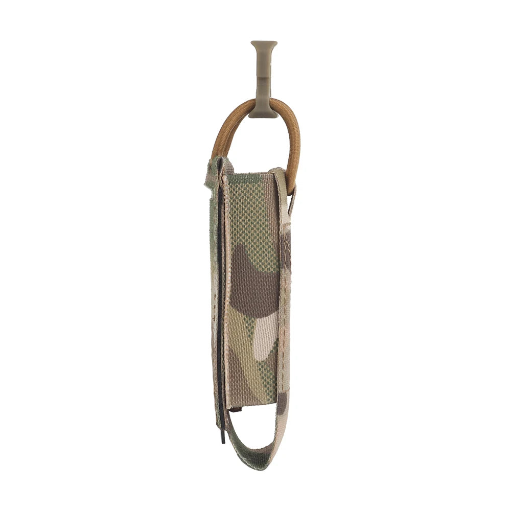 OPHIDIANTAC Quick Pull MOLLE Mount Elastic Magazine Holder Clip Flexible 9MM Mag Pouch for Plate Carrier