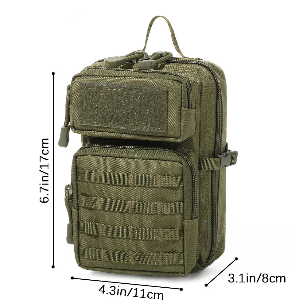 Tactical Multifunction Pack Outdoor Travel Pouch Molle Hip Waist EDC Phone Holder Bags Camping Hiking Hunting Fanny Bag