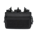 Quick-Draw Triple Mag Pouch, Rifle Ammo Cartridge Holder for 5.56mm/7.62mm, Molle Accessory Bag for Tactical Hunting & Airsoft