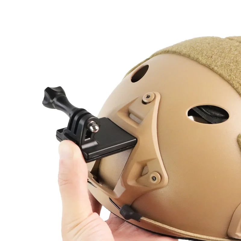 FAST tactical helmet NVG helmet adapter fixed installation suitable for GoPro sports camera bracket outdoor diving and hunting