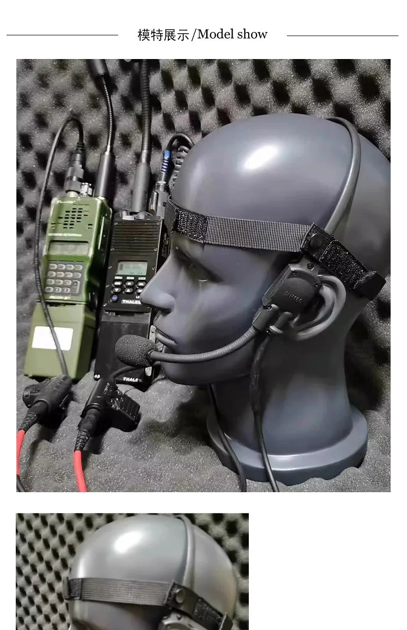 MH180 Bone Conduction Waterproof (IPX7) Tactical Earphones