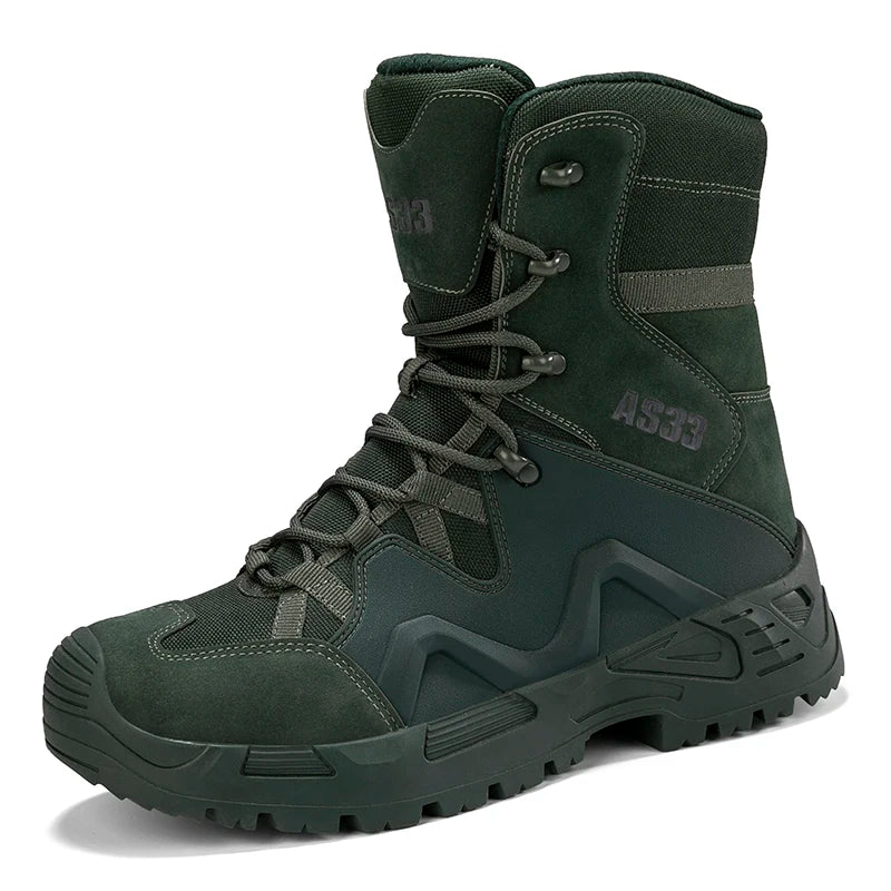 New Men Tactical Boot Plus Size Brand Boot Outdoor Military Ankle Hiking Shoes Casual Training Waterproof Climbing Hunting Shoes