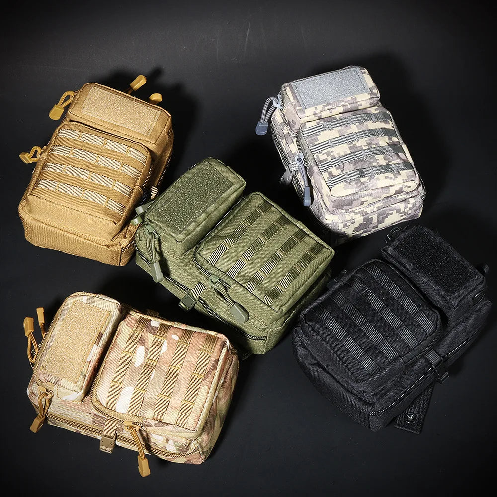Tactical Molle Utility Pouch, EDC Tool Pouch Tactical Phone Pouches Mini Waist Pouches Medical EDC IFAK Pack Mini Design