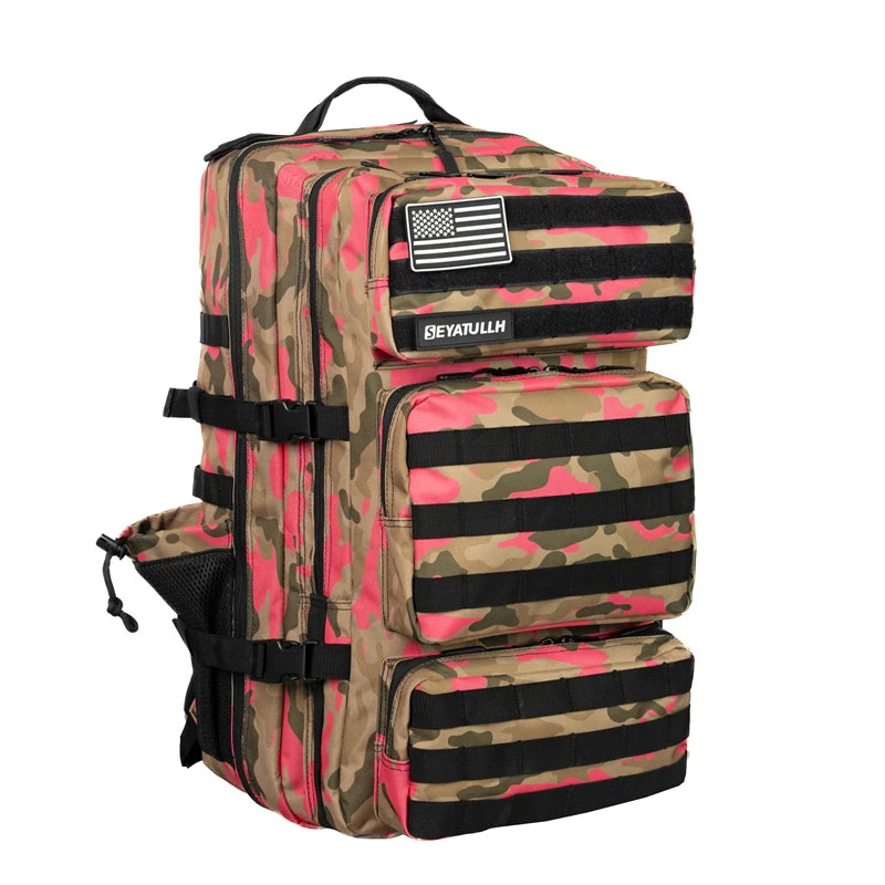 60L Tactical Backpack Assault Outdoor Backpack Travel Bag Molle Waterproof Climbing Rucksack Camping Hiking Hunting Mochila Bags
