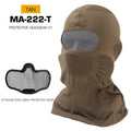 Tactical Full Face Mask High Elasticity Breathable Balaclava Hat Venom V1 for CS Paintball Motorcycle Cycling Fast Helmet Gear