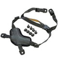 Helmet Chin Strap 4 Points for Tactical Fast/MICH/IBH Kevlar Bump Helmets X-Nape Suspension System with Bolts and Screws