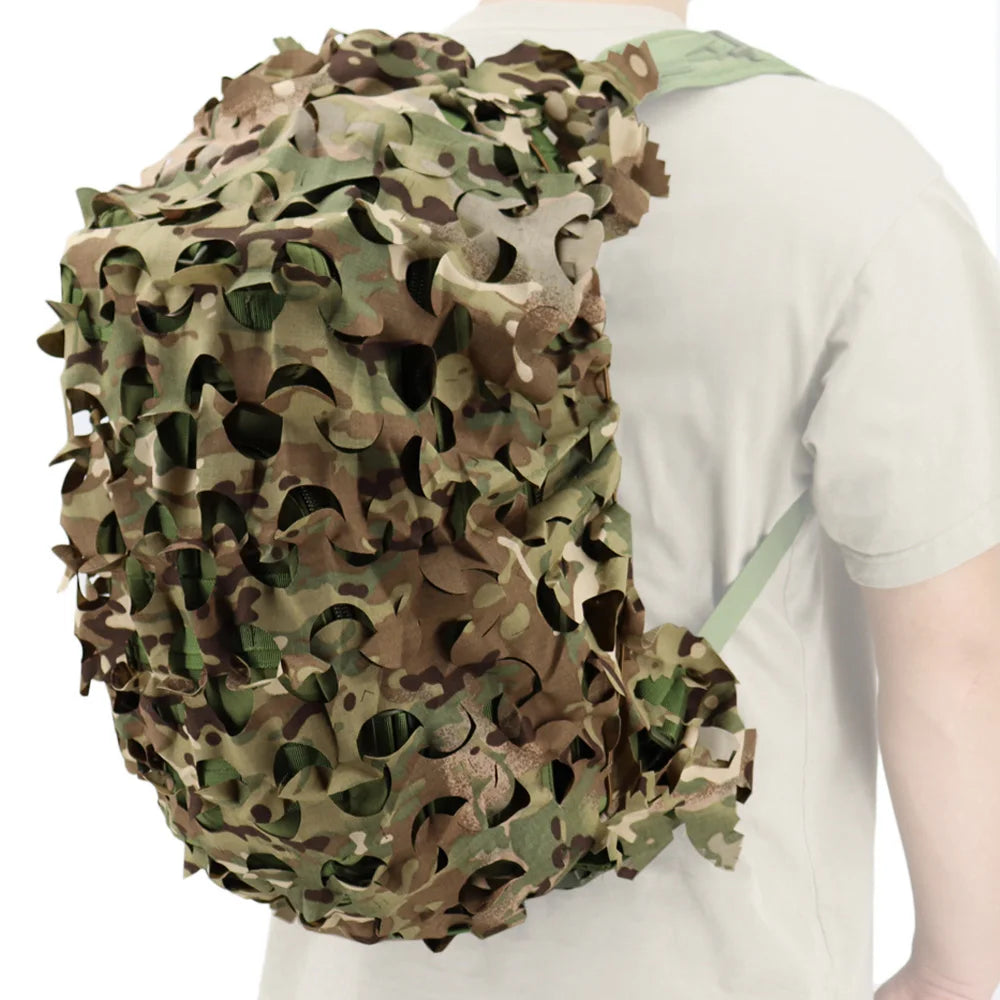 New Tactical 3D Camouflage Backpack Cover 60L 80L Outdoor Hunting Airsoft Backpack Cover Hunting Equipment