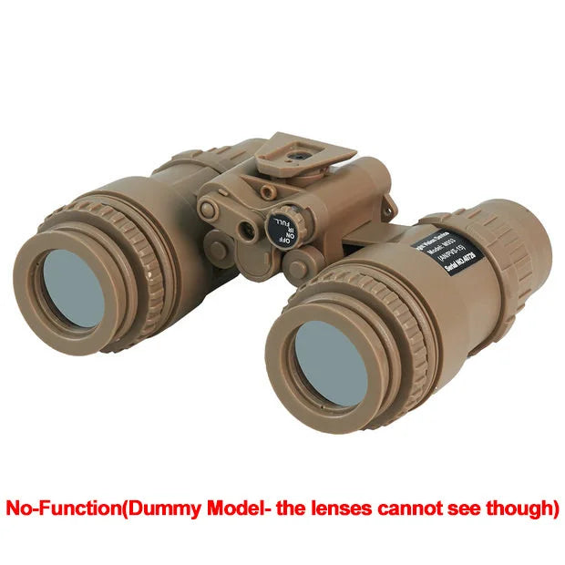 BOOIU Tactical PVS-15 Binocular Night Vision Goggles NVG CS Sports Helmet Accessory ABS Night Vision Device Model No Function