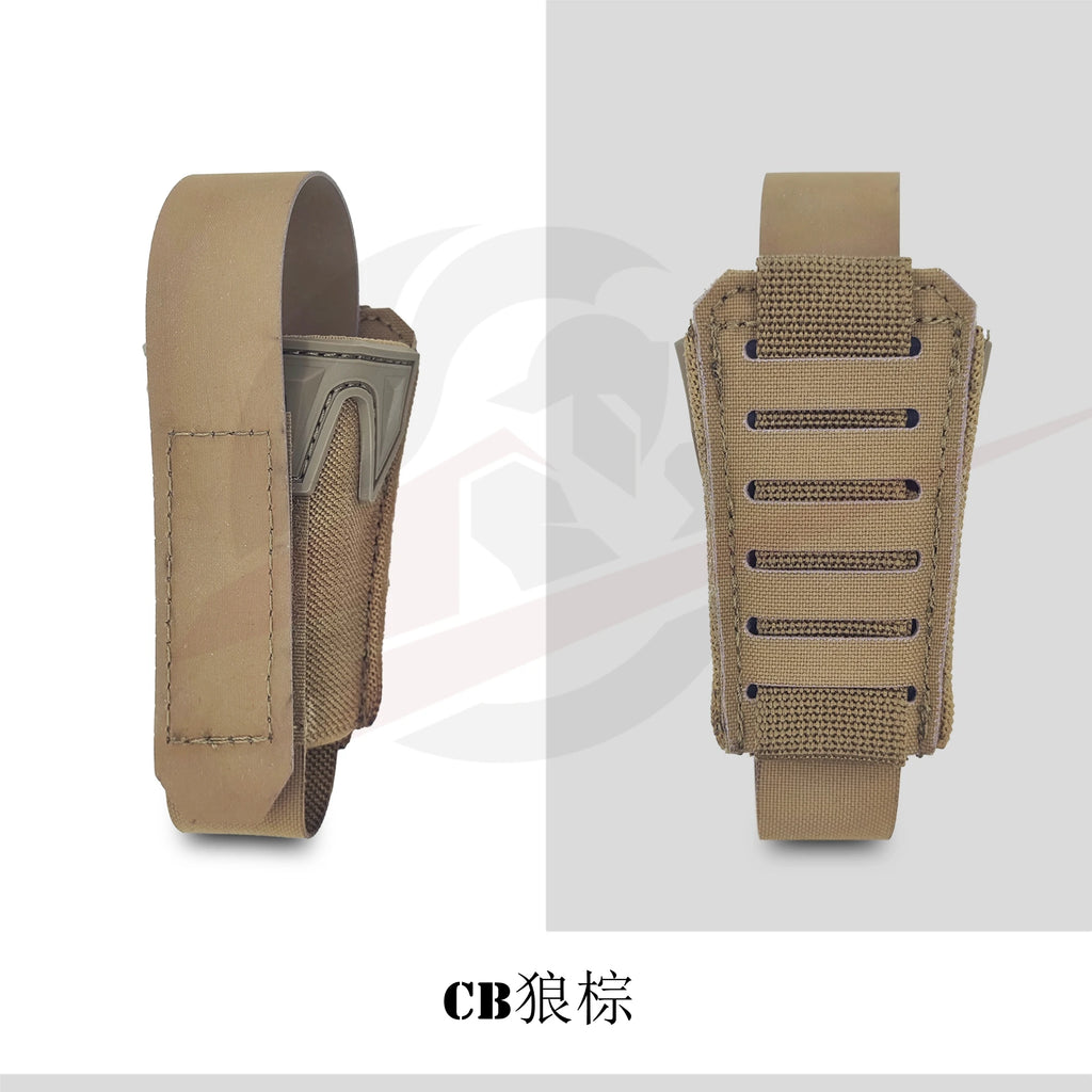 【Tactical Raiders】PM-042 （a pair）Agilite-Style Tactical 9mm Pistol Mag Pouch Hypalon