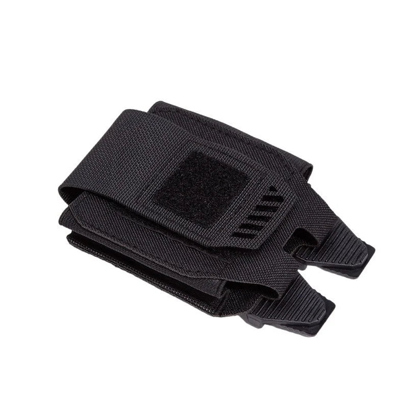 Quick-Release Tactical Handcuff Waist Pouch Multi-Functional Outdoor Storage Bag Fast-Deploy Belt Accessory Pack