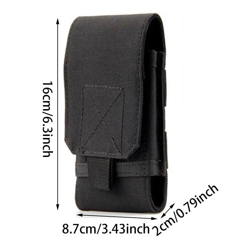 Outdoor Camouflage Bag Tactical Phone Holder Sport Waist Belt Case Waterproof Nylon Sport Hunting Camo Bags in Backpack
