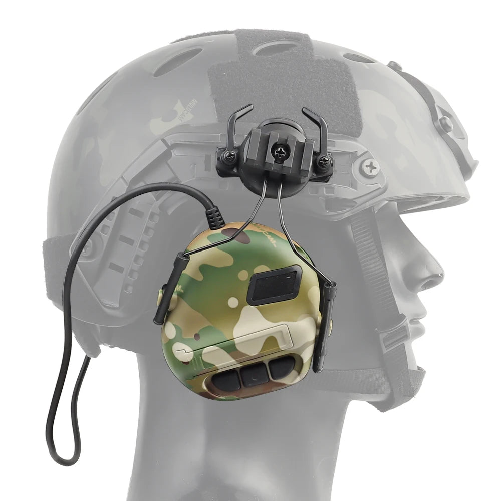 Tactical 5.0 Headset Non-picking Noise-Cancelling Headset for Helmet Headset Baofeng Radio PTT Adapter Mobile Earphone
