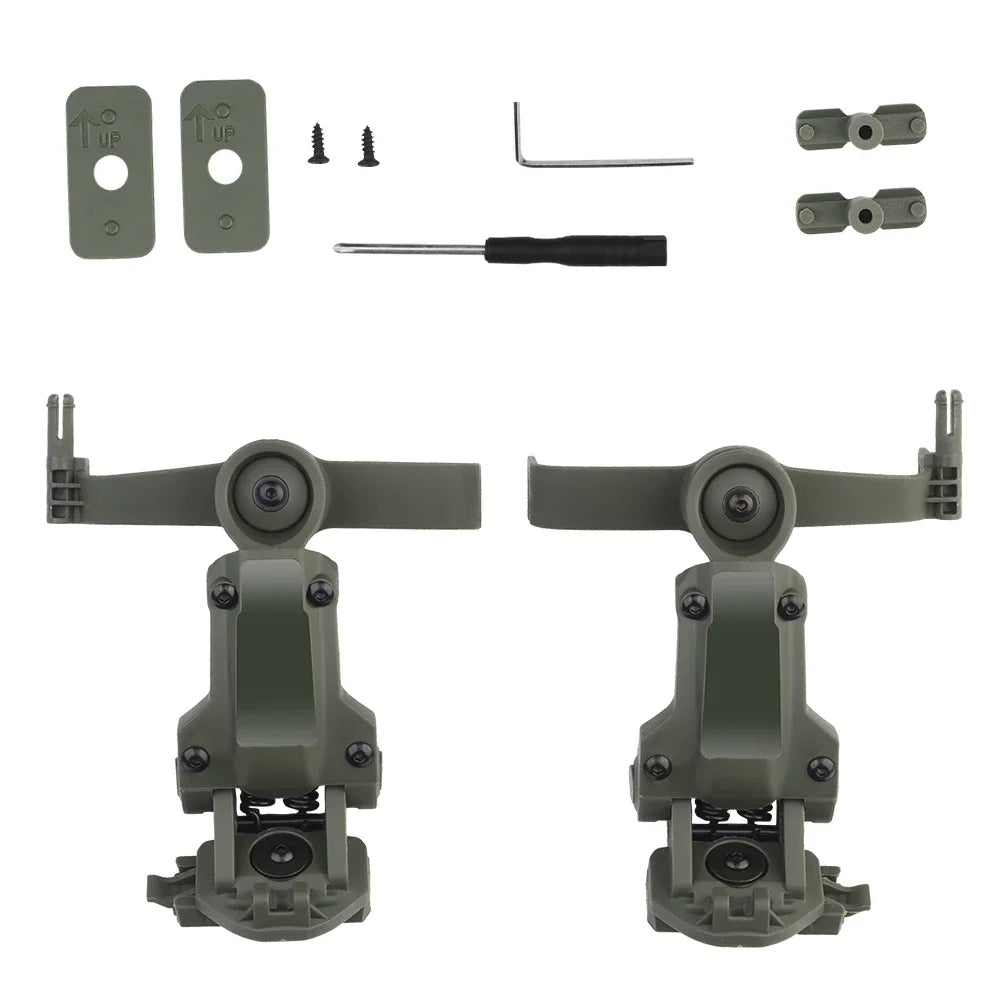 Tactical Helmet Hanging Bracket Adapter Side Rail Mount Adapter Headphone Hanging Bracket Adapter